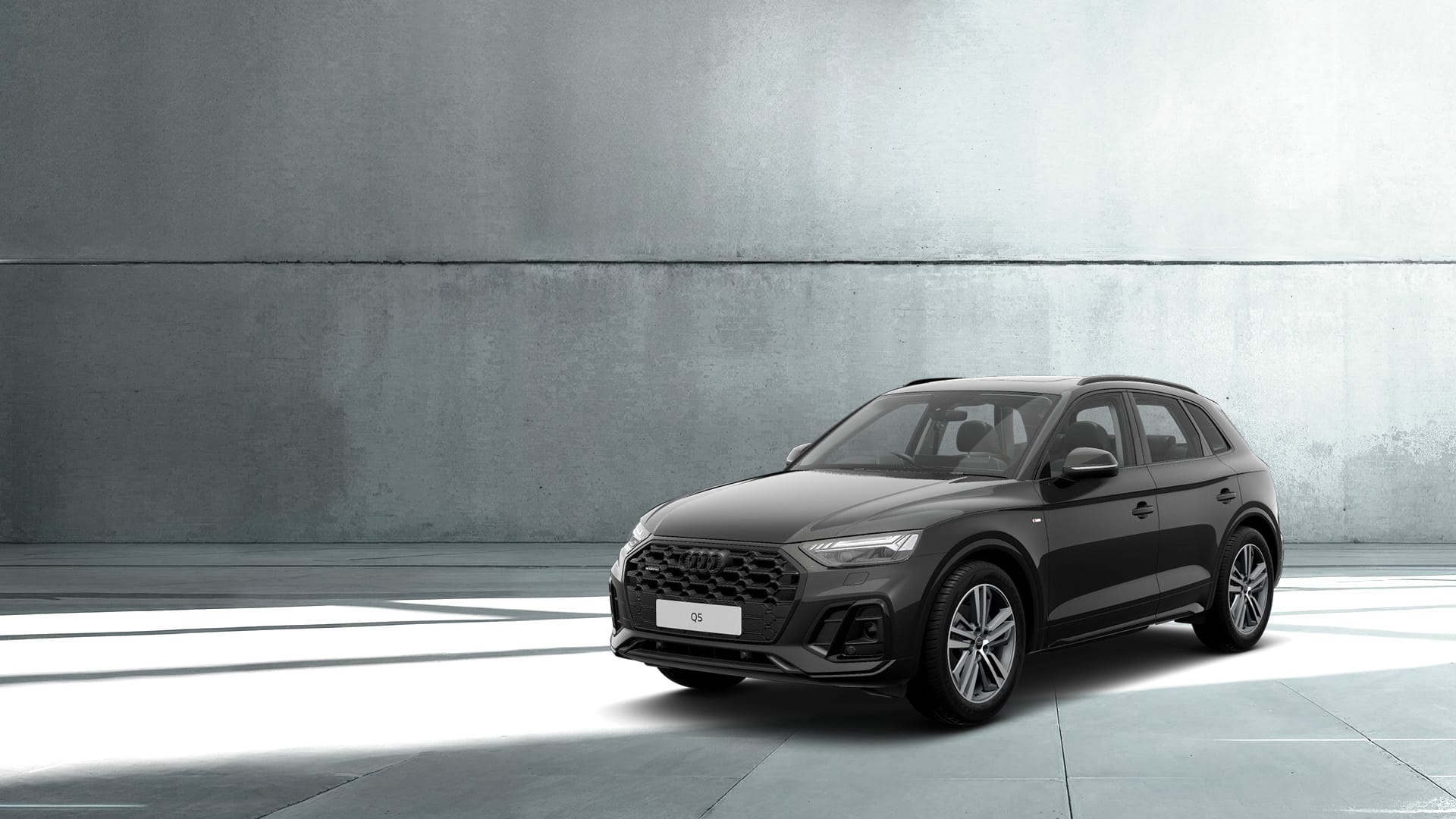 Audi In a open background