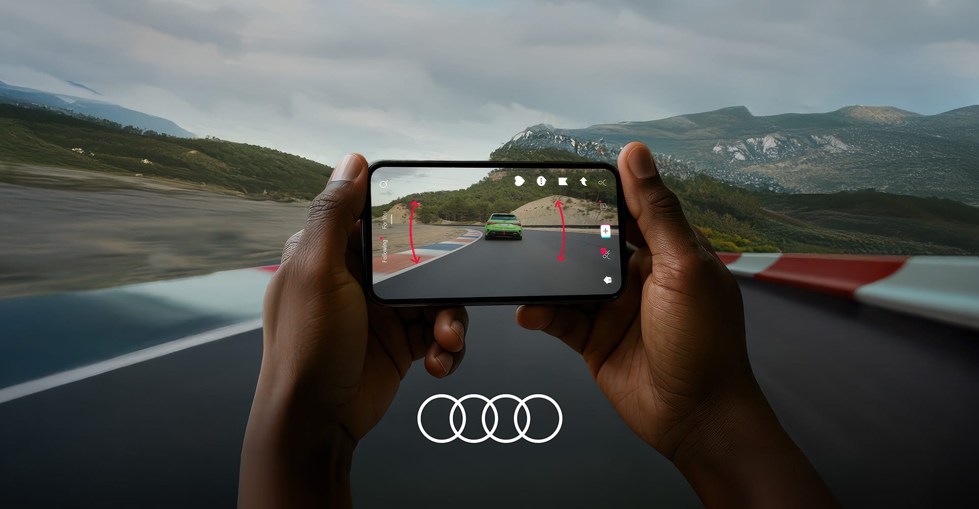 Hands Using the TT Test Drive